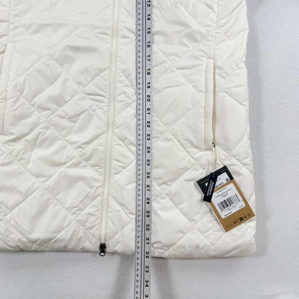 The North‎ Face Shady Glade Parka Shearling Size S Womens White Dune NEW
